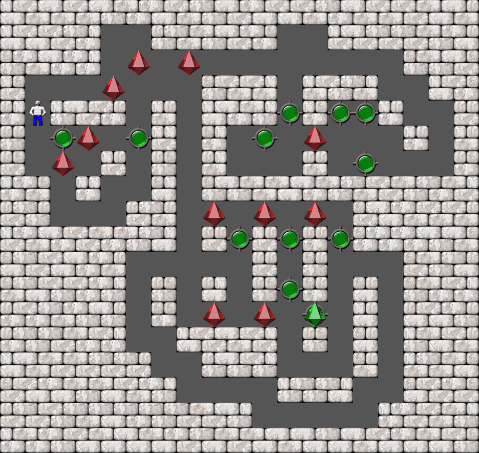 Sokoban Bugs509 collection level 435